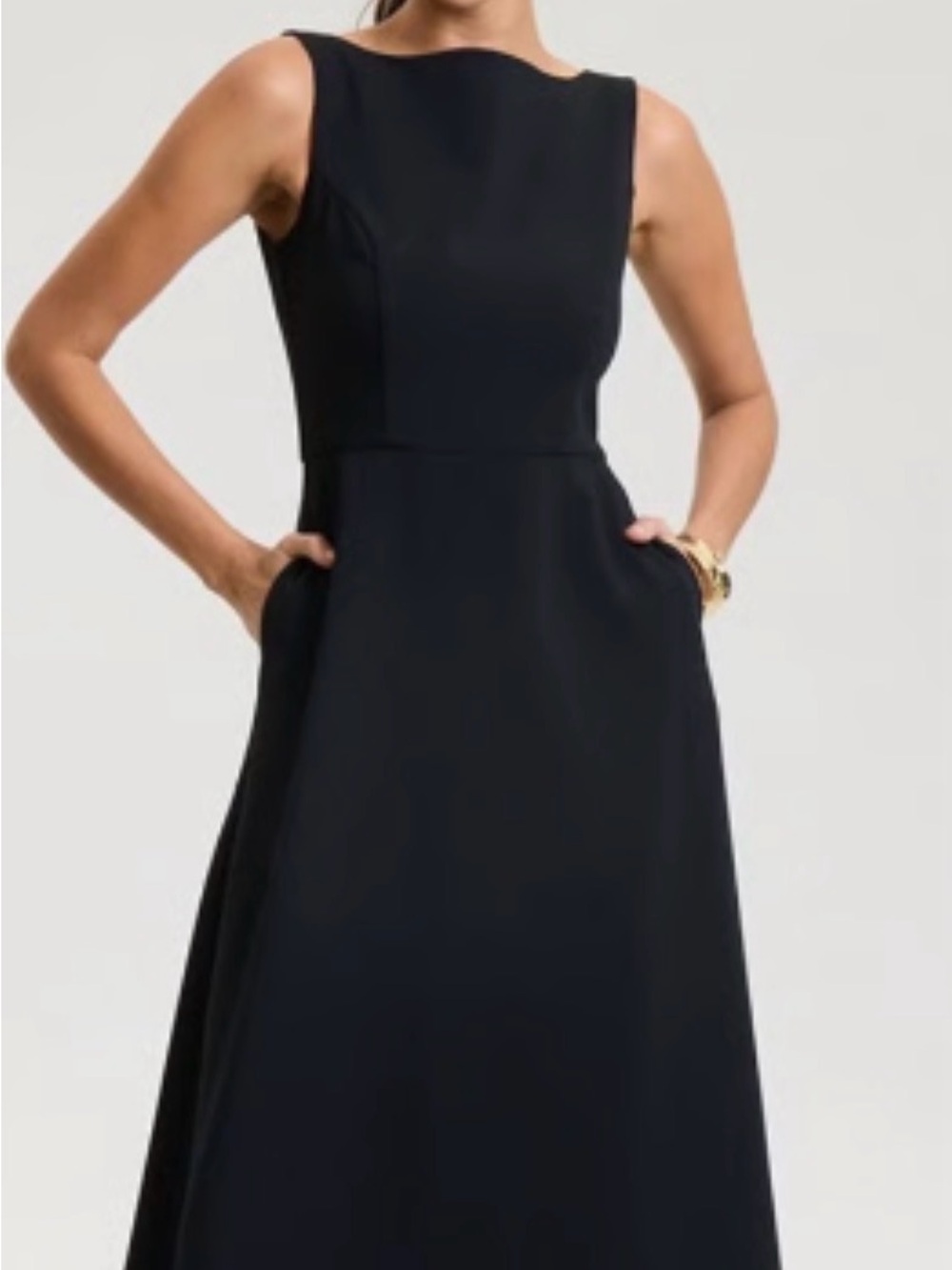 a new day Black Sleeveless Maxi Dress